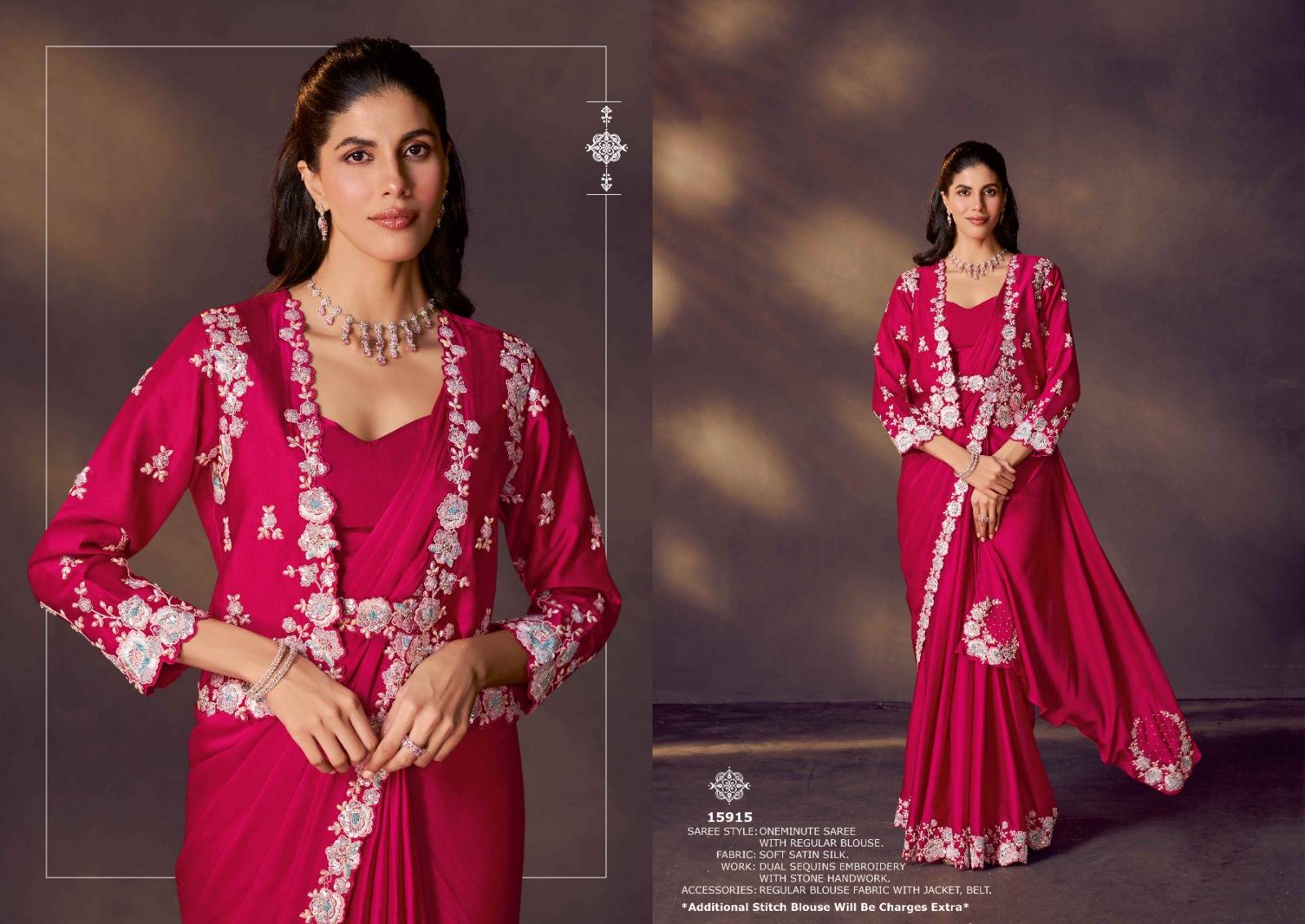 MOHMANTHAN ODYSSEY 15900 by Mahotsav 15907 to 15920 Series Indian Traditional Wear & Occasional Stitched Sarees At Wholesale Price